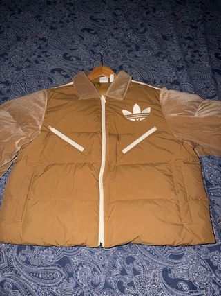 Giubbino Adidas Marrone/Oro