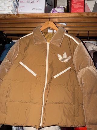 Giubbino Adidas Marrone/Oro