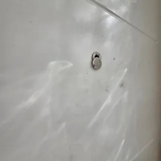 Puerta Blanca Seguridad con Mirilla