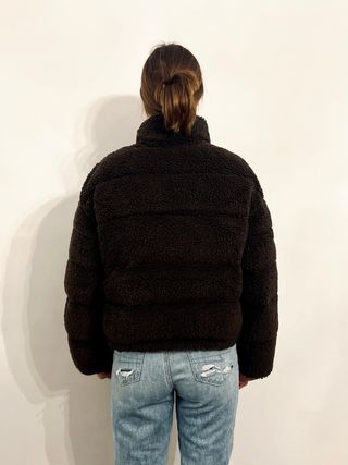 Cazadora Napapijri Marrón Borreguito sherpa S