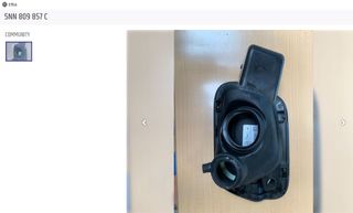 Tapa llenado combustible VW Tiguan, de 2018 a 2025