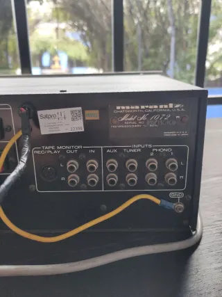 Amplificador Marantz 1072 y altavoces