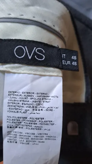 Abito uomo grigio OVS