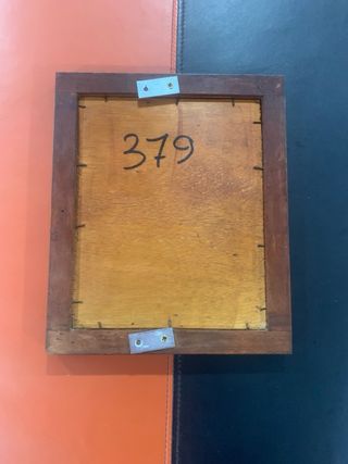 Cuadro antiguo de torero y toro