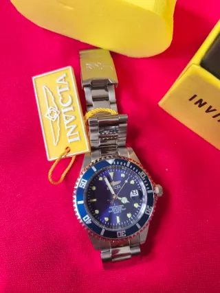 Reloj Invicta 9204OB Azul y Plateado
