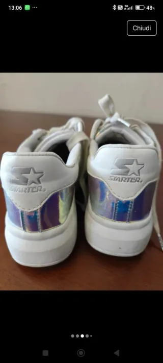 Scarpe donna Starter rosa/argento