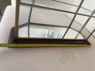 Vitrina de colección madera y cristal