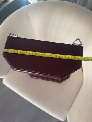 Vitrina de colección madera y cristal