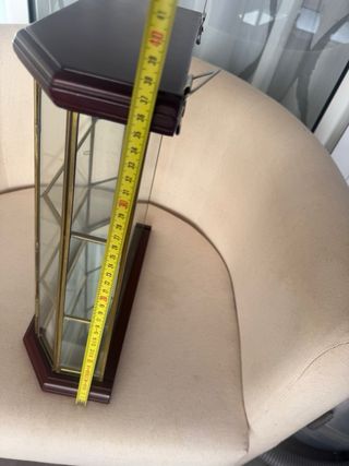 Vitrina de colección madera y cristal