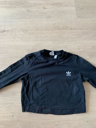 Camiseta Adidas manga larga negra