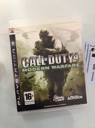 Juegos PS3 Call of Duty y F1 2010