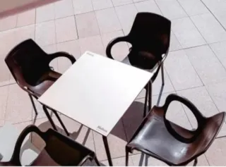 Set Mesa de terraza + 4 sillas