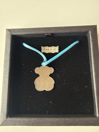 Collar Oso Plata Tous Multicolor