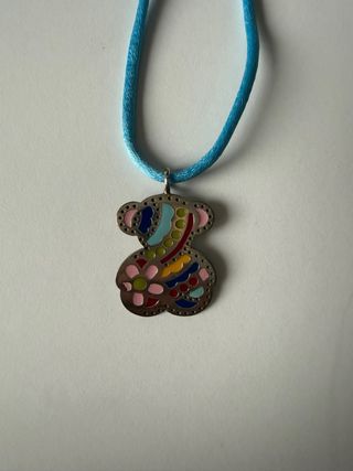 Collar Oso Plata Tous Multicolor