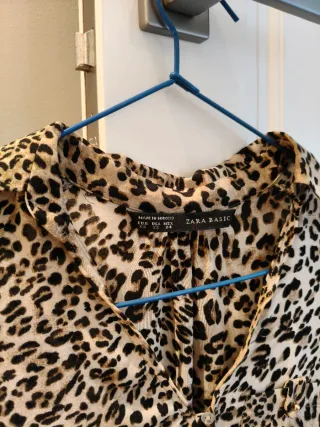 Blusa ZARA Estampado Leopardo