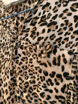 Blusa ZARA Estampado Leopardo