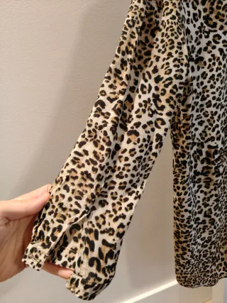Blusa ZARA Estampado Leopardo
