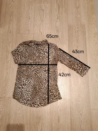 Blusa ZARA Estampado Leopardo