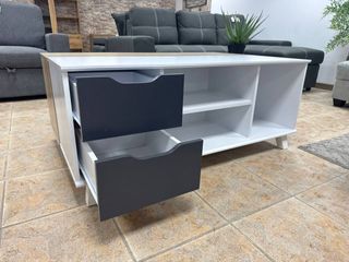 Bajo de TV con 2 Cajones ¡NUEVO de Fábrica!