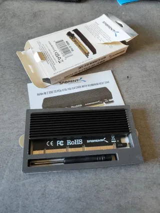 Adaptador Sabrent NVMe M.2 a PCIe