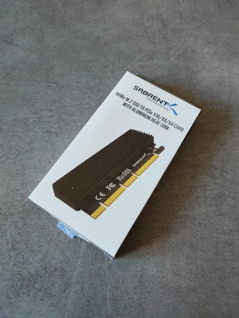 Adaptador Sabrent NVMe M.2 a PCIe afbeelding 4