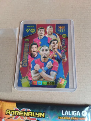 Carta Adrenalyn XL La Liga Champions FC Barcelona