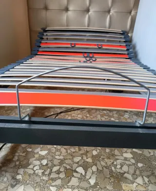 Cama articulada eléctrica con colchón visco