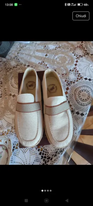 Mocassini bambino Mulladi beige/marrone