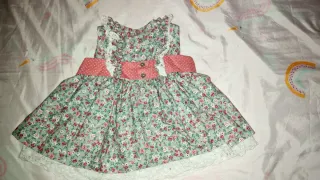 Vestido y braguita Basmartí niña 24m