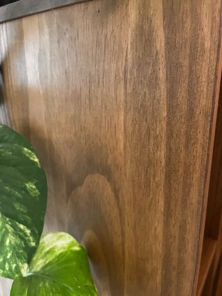 Mueble Salón Comedor Madera y negro