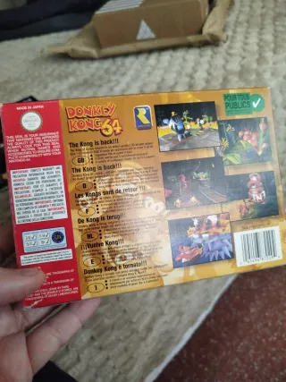 Donkey Kong 64 Nintendo 64 Completo PAL