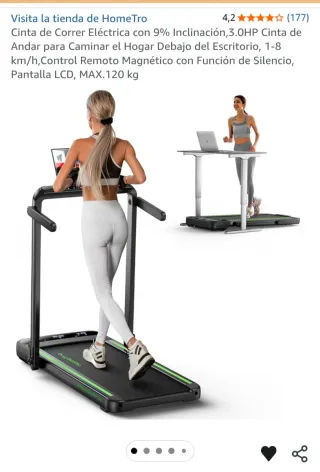 Cinta de Correr Eléctrica HomeTro 3.0HP