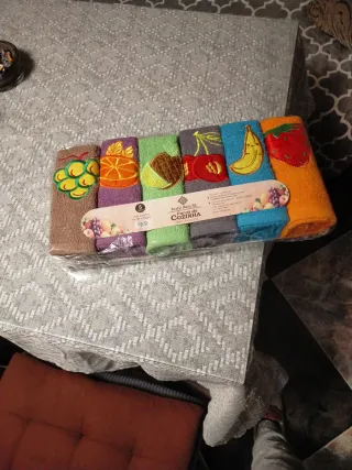 Paños de Cocina Frutas - Set 6