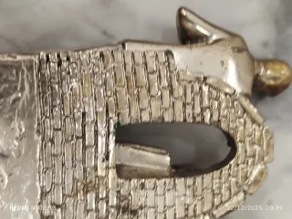 Statuina in argento 925 e metallo