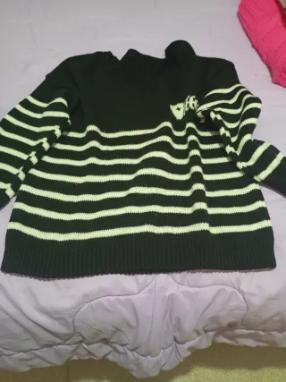 Jersey de rayas negro y blanco