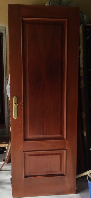 Puerta madera maciza 72x202