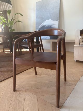 Silla de comedor de madera