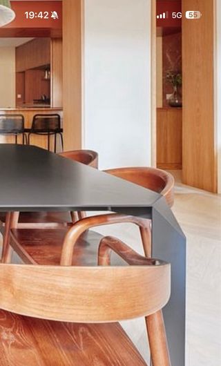 Silla de comedor de madera