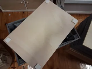 4 Cajas de Madera Knagglig Ikea con tapas