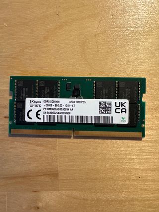 Módulo RAM SK hynix 32GB DDR5 SODIMM 5600B