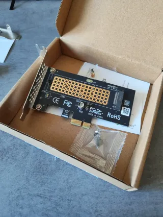 Adaptador M.2 NVMe a PCIe X1