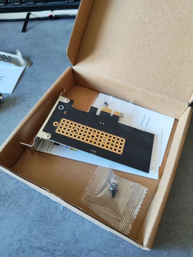 Adaptador M.2 NVMe a PCIe X1 afbeelding 2