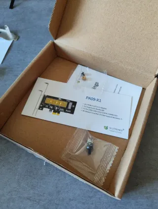 Adaptador M.2 NVMe a PCIe X1