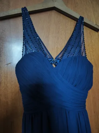 Vestido de fiesta azul