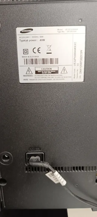 Televisor Samsung Negro Smart TV LED Full HD de 32