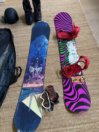 Pacchetto Snowboard: 2 Tavole, Scarponi e Fissazioni