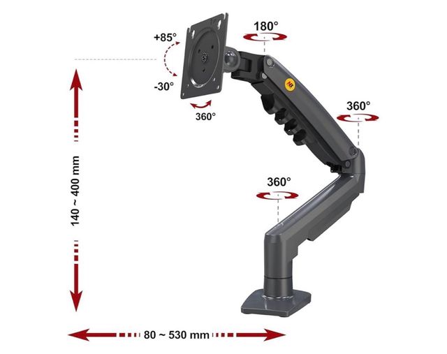 Soporte Monitor NB North Bayou 17-35 F1 / P5 - miniatura 4