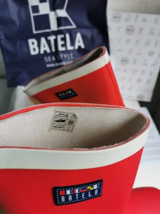 Botas de agua Batela rojas