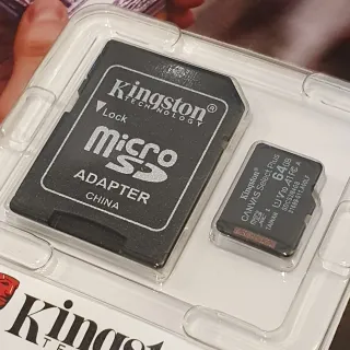 Kingston Micro SD 64GB c/ Adaptador SD