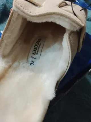 Birkenstock Boston Tam 38 Bege